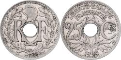 World Coins - France, 25 Centimes, Lindauer, 1914, Paris, Souligné, Nickel,