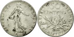World Coins - Coin, France, Semeuse, 50 Centimes, 1903, , Silver, Gadoury:420