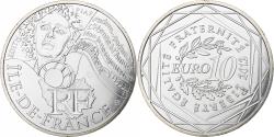 World Coins - France, 10 Euro, Euros des régions, Ile De France, 2012, Paris, Silver