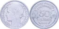 World Coins - France, 50 Centimes, Morlon, 1944, Paris, Aluminum, , KM:894.1a