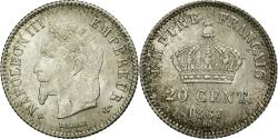 World Coins - Coin, France, Napoleon III, Napoléon III, 20 Centimes, 1867, Strasbourg
