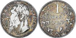 World Coins - Coin, Belgium, Franc, 1909, , Silver, KM:56.1