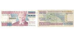 World Coins - Banknote, Turkey, 1,000,000 Lira, 1970, 1970-01-14, KM:213, VG(8-10)