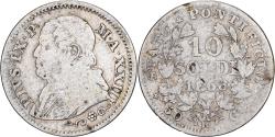World Coins - Papal States, Pius IX, 10 Soldi, 1868, Rome, Silver,
