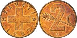 World Coins - Coin, Switzerland, 2 Rappen, 1957, Bern, , Bronze, KM:47