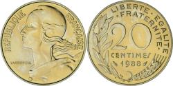 World Coins - Coin, France, Marianne, 20 Centimes, 1988, Paris, , Aluminum-Bronze