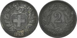 World Coins - Coin, Switzerland, 2 Rappen, 1942, Bern, , Zinc, KM:4.2b