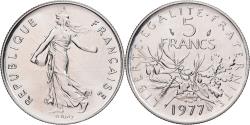 World Coins - Coin, France, Semeuse, 5 Francs, 1977, Paris, série FDC, , Nickel Clad