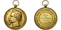 World Coins - France, Medal, Napoleon III , Ville de Lagny s/marne, 1866, Merley,