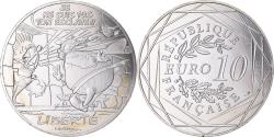 World Coins - France, 10 Euro, 2015, Asterix Liberté La rose et le glaive, , Silver