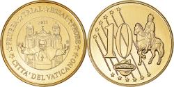 World Coins - Vatican, 10 Euro Cent, 2011, unofficial private coin, , Brass