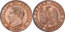 World Coins - France, Napoleon III, 5 Centimes, 1855, Lille, Bronze, , Gadoury:152