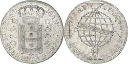 World Coins - Brazil, João VI, 960 Reis, 1817, Rio de Janeiro, Overstruck, Silver,