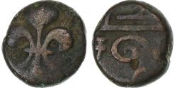 World Coins - French India, Louis XV, Doudou, n.d. (1715-1774), Pondicherry, Bronze,