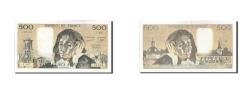 World Coins - Banknote, France, 500 Francs, 500 F 1968-1993 ''Pascal'', 1987, 1987-11-05