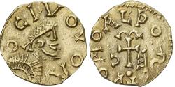 World Coins - France, Domoaldo, Triens, 620-675, Neuvy, Gold, , Belfort:Manque