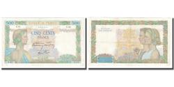 World Coins - France, 500 Francs, La Paix, 1940, P. Rousseau and R. Favre-Gilly, 1940-01-04