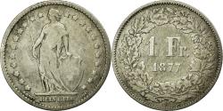 World Coins - Coin, Switzerland, Franc, 1877, Bern, , Silver, KM:24