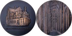 World Coins - France, Medal, Eglise Saint-Eustache, Paris, 1978, Bronze, Bourroux,