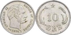 World Coins - Denmark, Christian IX, 10 Öre, 1894, Copenhagen, Silver, , KM:795.2