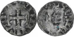 World Coins - France, Philip II, Denier, 1180-1223, Saint-Martin de Tours, Silver,