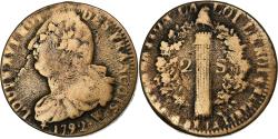 World Coins - France, Louis XVI, 2 sols François, 1792, Arras, Copper, , Gadoury:25