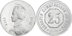 World Coins - France, Groupes commerciaux du Gard, 25 Centimes, 1917, , Aluminium