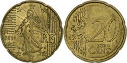 World Coins - France, 20 Euro Cent, 2018, Brass,
