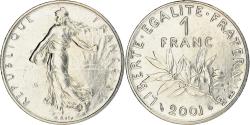 World Coins - Coin, France, Semeuse, Franc, 2001, Paris, BU, , Nickel, KM:925.1