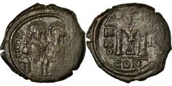 Ancient Coins - Coin, Justin II, Follis, 566-567, Constantinople, , Copper, Sear:360