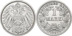 World Coins - GERMANY - EMPIRE, Wilhelm II, Mark, 1908, Hambourg, Silver, , KM:14