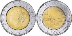 World Coins - Coin, Italy, 500 Lire, 1995, Rome, , Bi-Metallic, KM:111