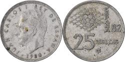 World Coins - Spain, Juan Carlos I, 25 Pesetas, 1982, Copper-nickel, , KM:817