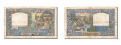 World Coins - Banknote, France, 20 Francs, 20 F 1939-1942 ''Science et Travail'', 1940
