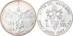 World Coins - Vatican, Jean-Paul II, 500 Lire, 1983-1984, Rome, , Silver, KM:168