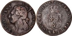 World Coins - Coin, France, Louis XVI, 1/2 Sol ou 1/2 sou, 1/2 Sol, 1782, Aix,