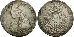 World Coins - Coin, France, Louis XV, 1/2 Écu aux branches d'olivier, 1/2 ECU, 44 Sols, 1728
