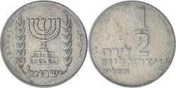 World Coins - Israel, 1/2 Lira, 1974