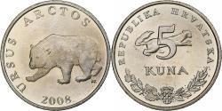 World Coins - Croatia, 5 Kuna, 2008, Copper-Nickel-Zinc, , KM:23
