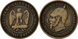 World Coins - Coin, France, Napoléon III, 5 Centimes, 1871, , Copper