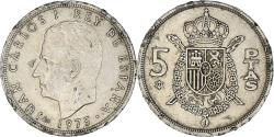 World Coins - Coin, Spain, Juan Carlos I, 5 Pesetas, 1975, , Copper-nickel, KM:807