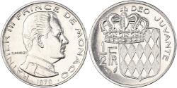 World Coins - Coin, Monaco, Rainier III, 1/2 Franc, 1979, , Nickel, KM:145, Gadoury:MC