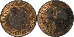World Coins - Coin, France, Cérès, Centime, 1887, Paris, , Bronze, KM:826.1