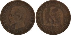World Coins - Coin, France, 5 Centimes, 1854