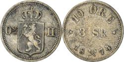 World Coins - Coin, Norway, 10 Öre, 1874, , Silver, KM:345