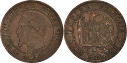 World Coins - Coin, France, Napoleon III, Centime, 1857, Marseille, , Bronze