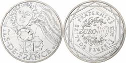 World Coins - France, 10 Euro, Île-de-France, 2012, MDP, Silver,