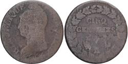 World Coins - Coin, France, Dupré, 5 Centimes, Paris, , Copper, Gadoury:126/126a