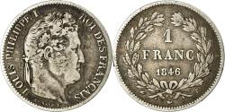 World Coins - Coin, France, Louis-Philippe, Franc, 1846, Rouen, , Silver, KM:748.2