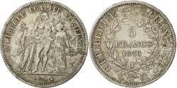 World Coins - Coin, France, Hercule, 5 Francs, 1876, Bordeaux, , Silver, KM:820.2